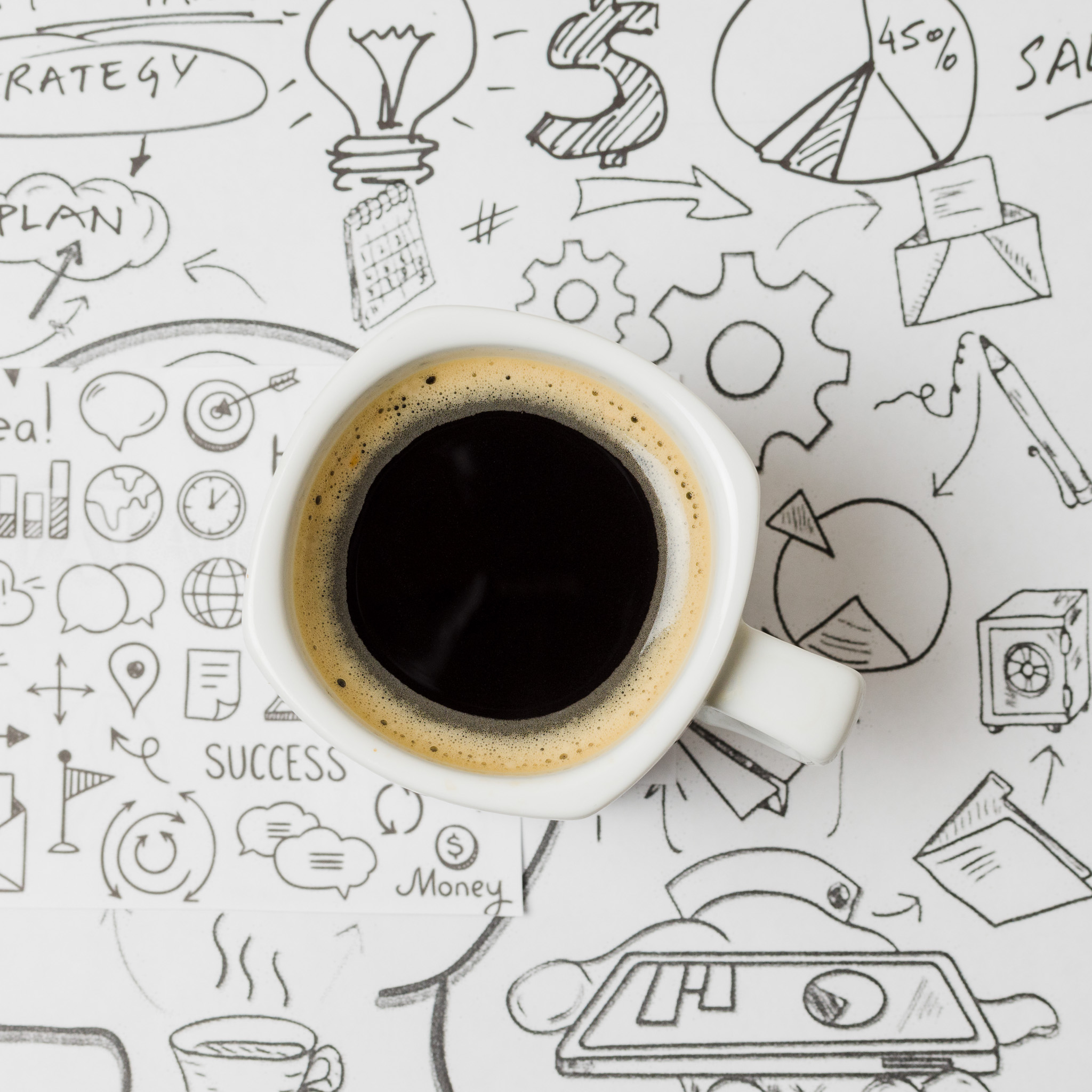 cafe et creativite